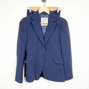 Vtg Cheap and Chic Moschino skirt jacket suit set